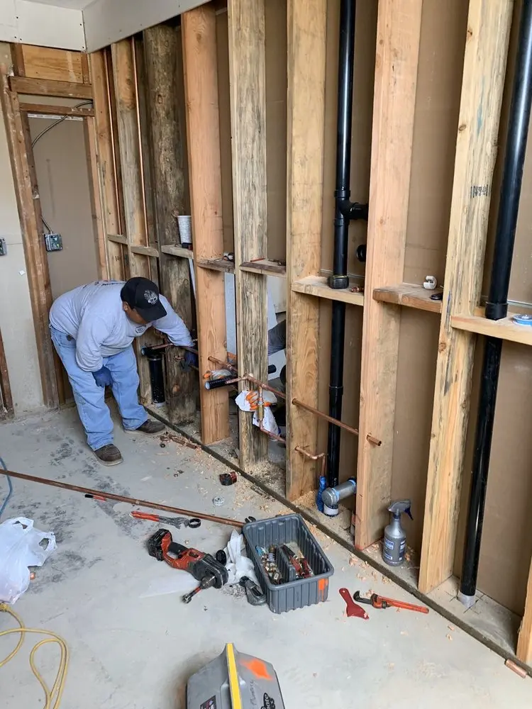 Commercial rough-in plumbing for Gas Line Repair in Rock Hall